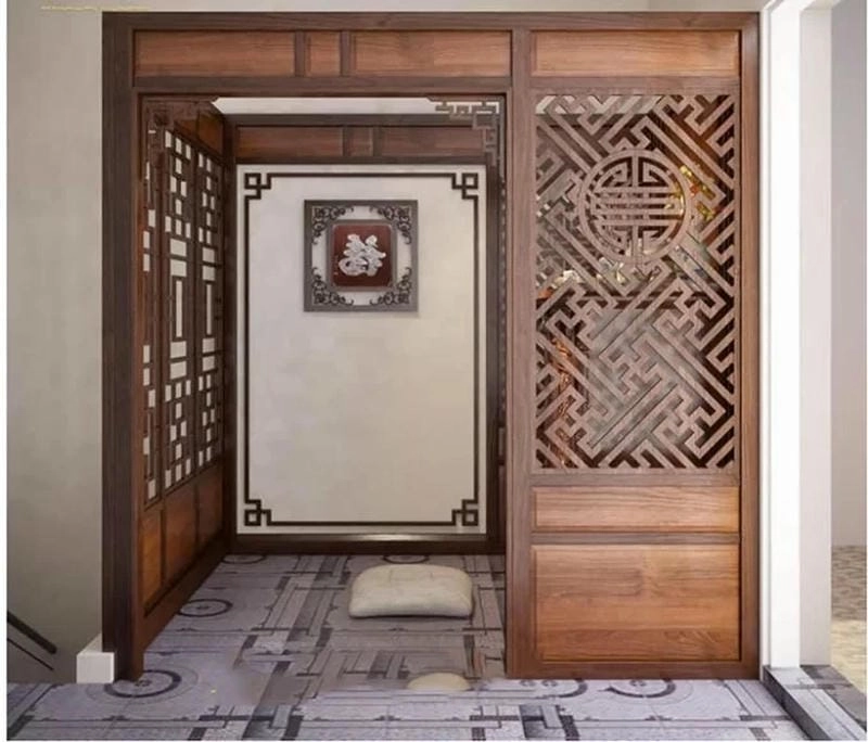 Xu hướng vách ngăn bàn thờ hiện đại tối giản