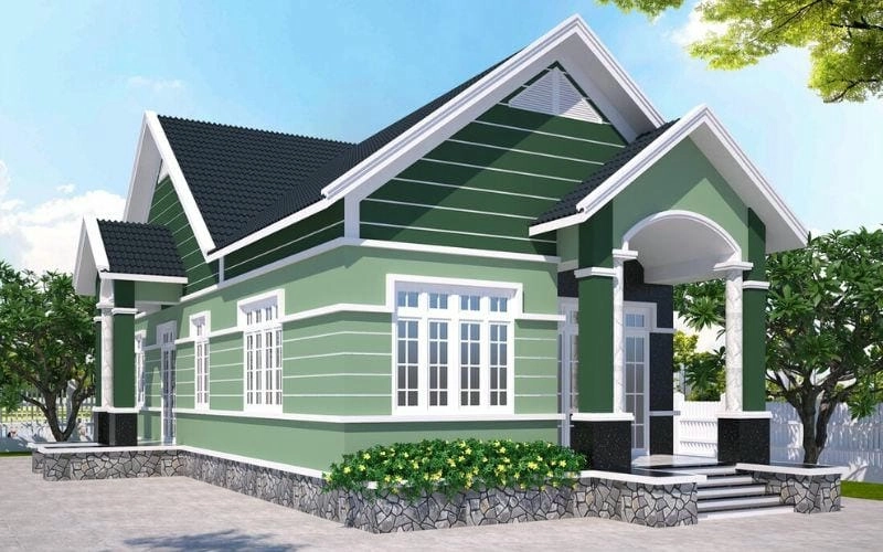 màu sơn nhà đẹp 2017 phong cách cổ điển được ưa chuộng