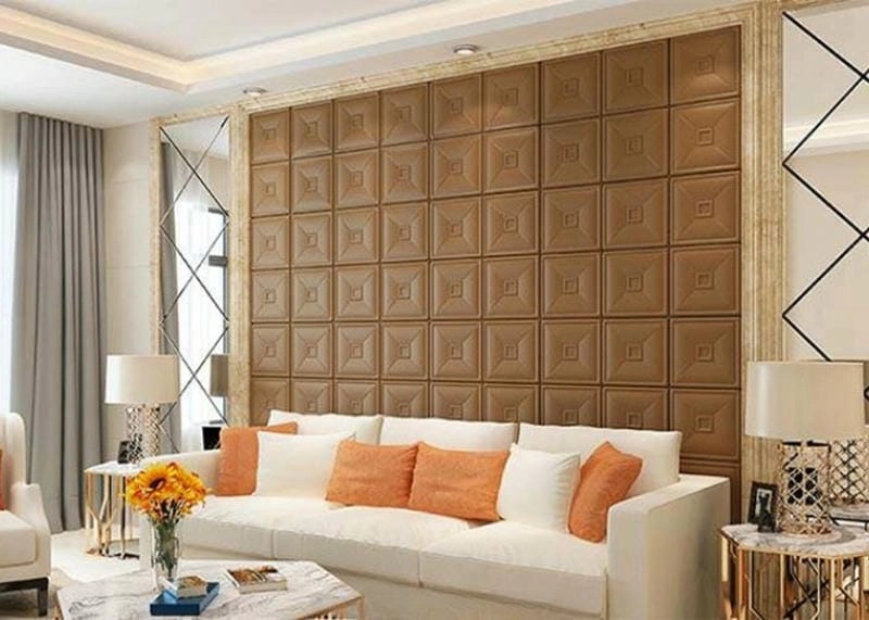 Không gian mới mẻ với miếng xốp dán tường giá rẻ