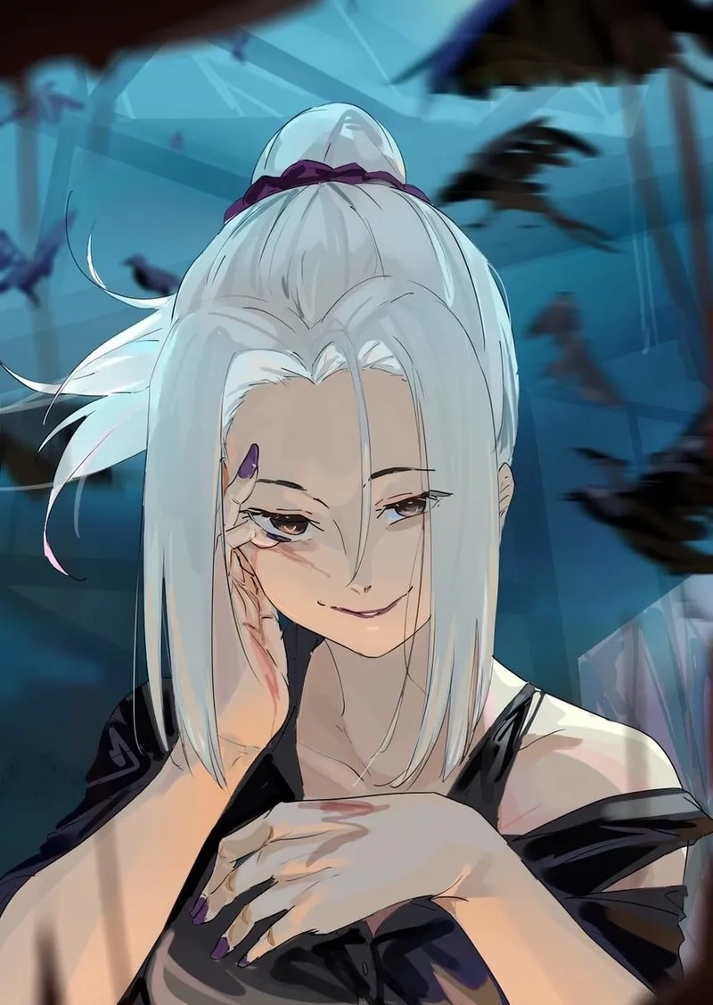 Mei Mei young thể hiện phiên bản trẻ của nhân vật trong fanart