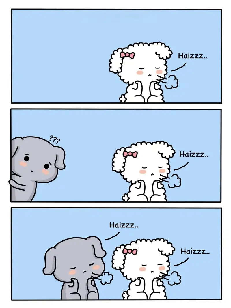 Mỗi meme thở dài là một lần không muốn cố nữa