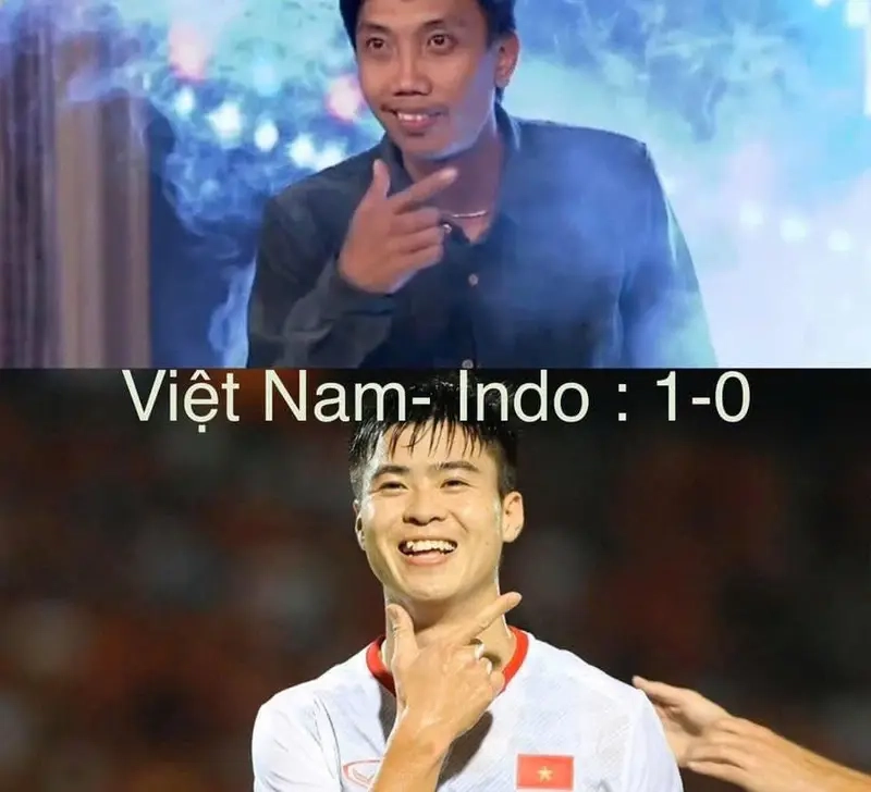 Meme ăn mừng bàn thắng hài hước khiến fan thích thú