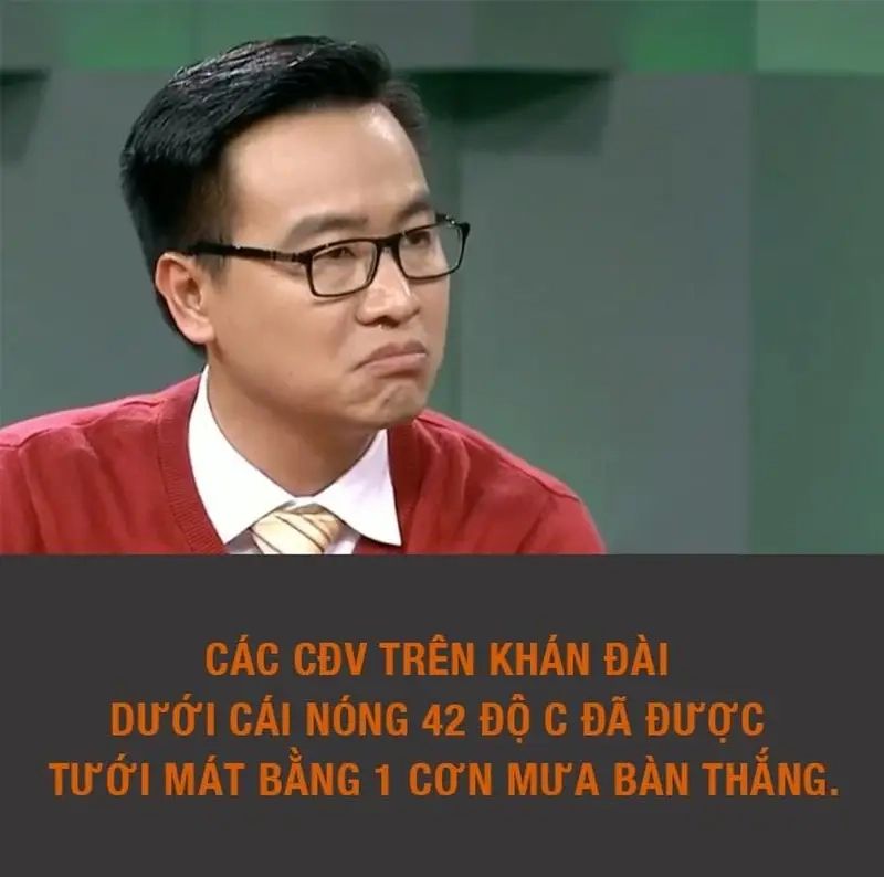 Tổng hợp meme bóng đá hot nhất về meme bình luận viên