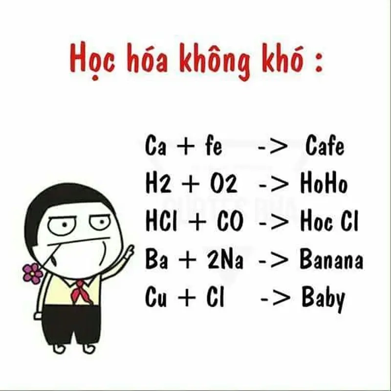 Cập nhật meme môn Hóa meme các môn học hot