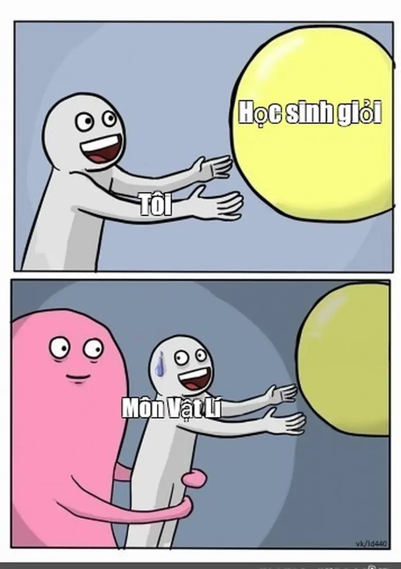 Meme các môn học đặc sắc với meme môn Lý
