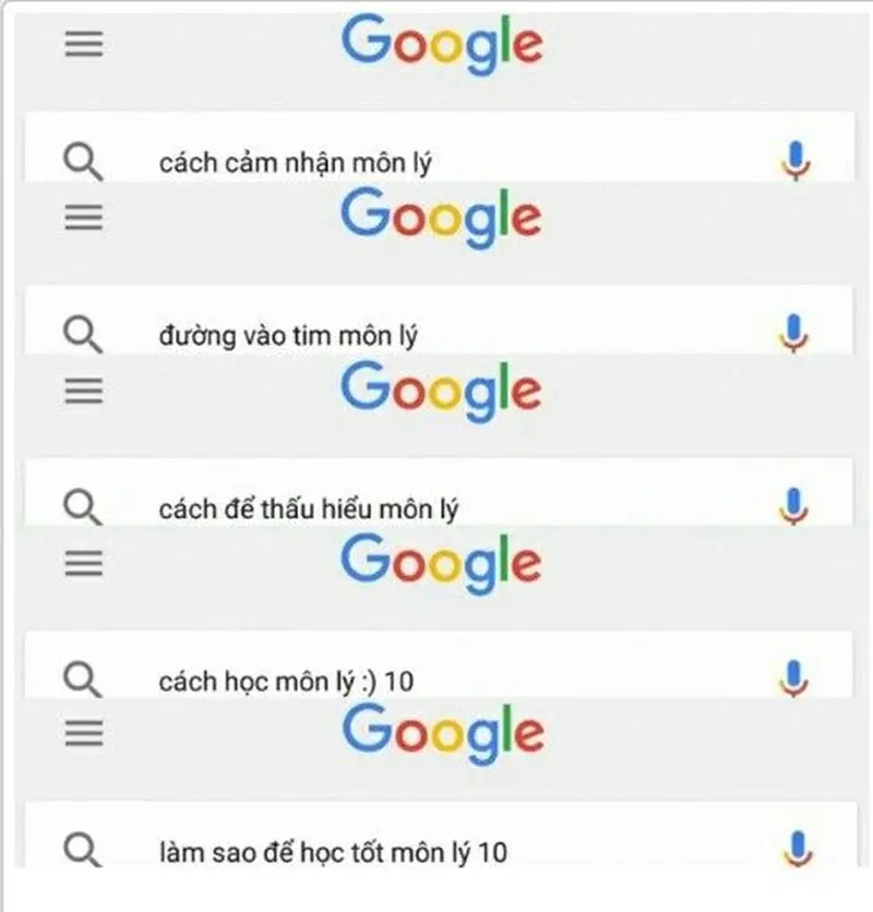 Meme môn Lý nổi bật meme các môn học