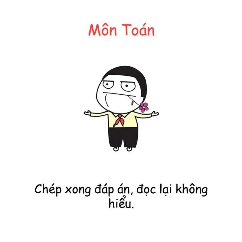 Cập nhật meme môn Toán meme các môn học hot