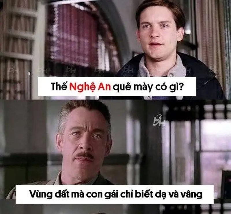 Meme dân Nghệ An hay nhất từ meme các tỉnh thành khác