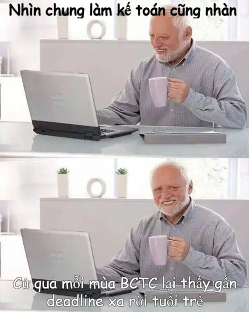 Những khoảnh khắc meme báo cáo tài chính hài hước gây thích thú