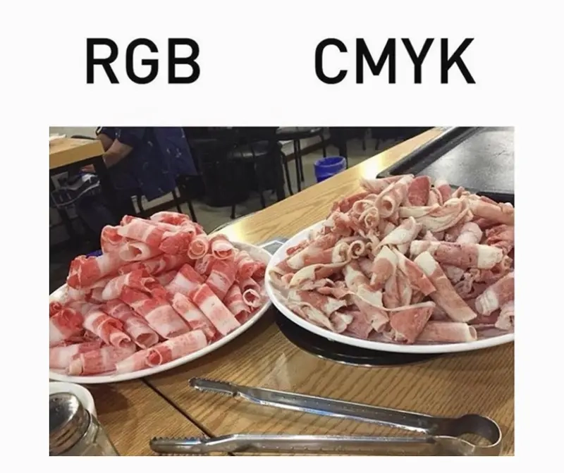 Khi meme hệ màu CMYK và RGB làm dân design đau đầu nhưng vẫn cười tươi