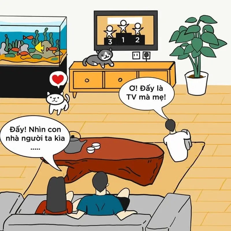 Bộ meme con nhà người ta thu hút đông đảo giới trẻ quan tâm