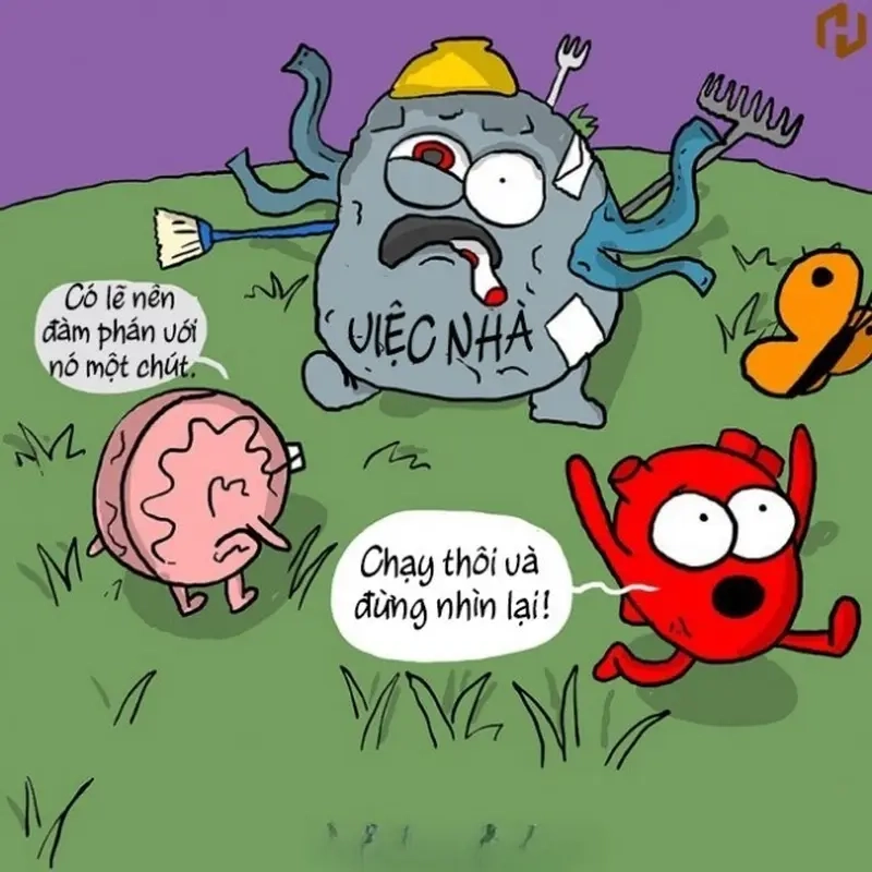 Meme não và tim thu hút lượng tương tác khủng trên mạng xã hội