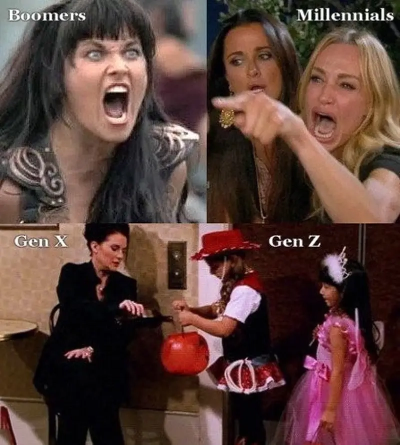 Meme Gen Z và Millennials phản ánh sự khác biệt thế hệ thú vị
