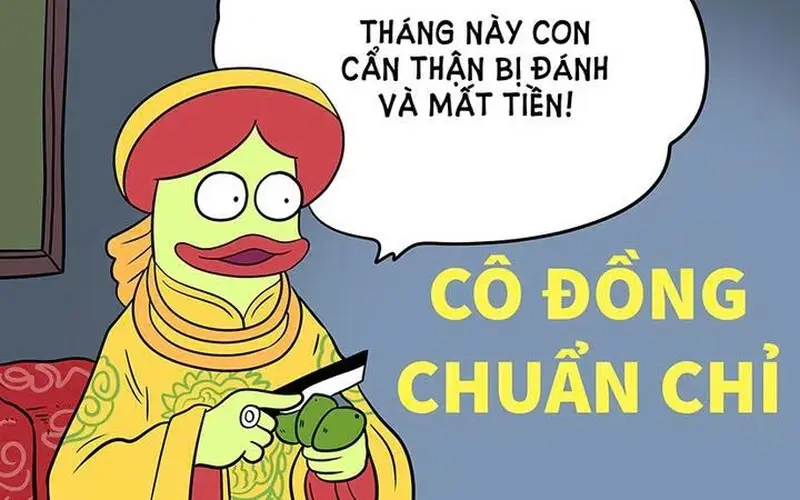 Meme cô đồng đúng nhận sai cãi không cần nói nhiều vẫn thấm