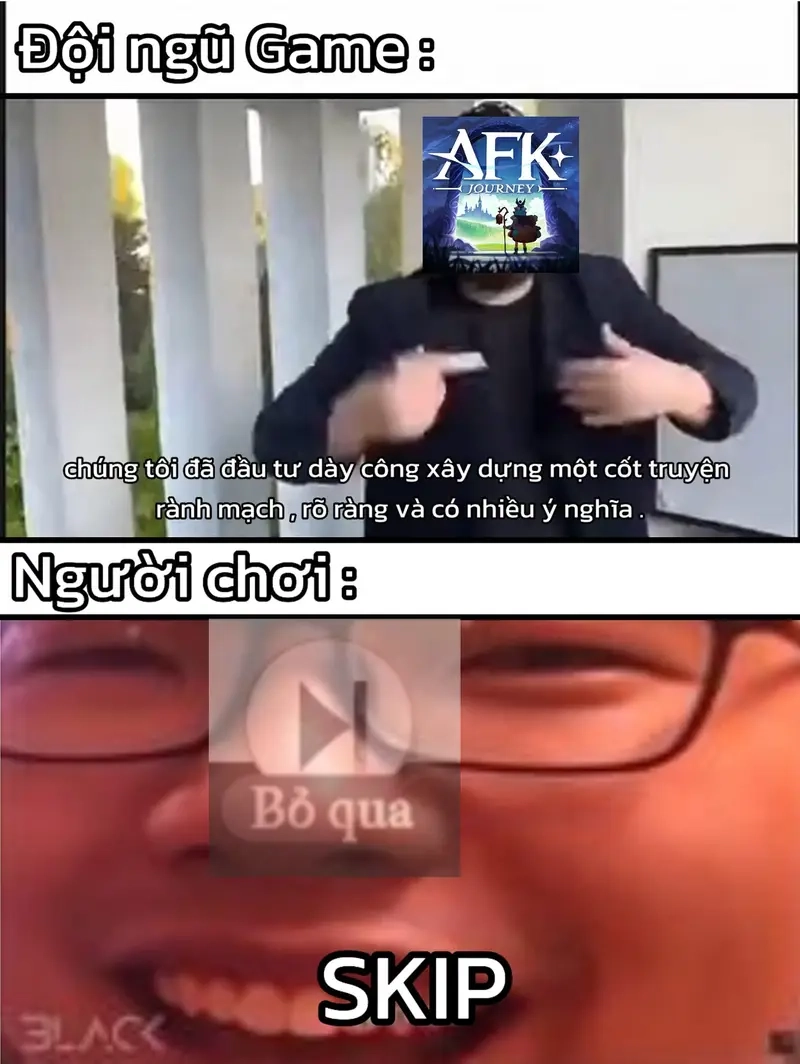 Meme AFK chế vui giúp game thủ thư giãn sau trận đấu