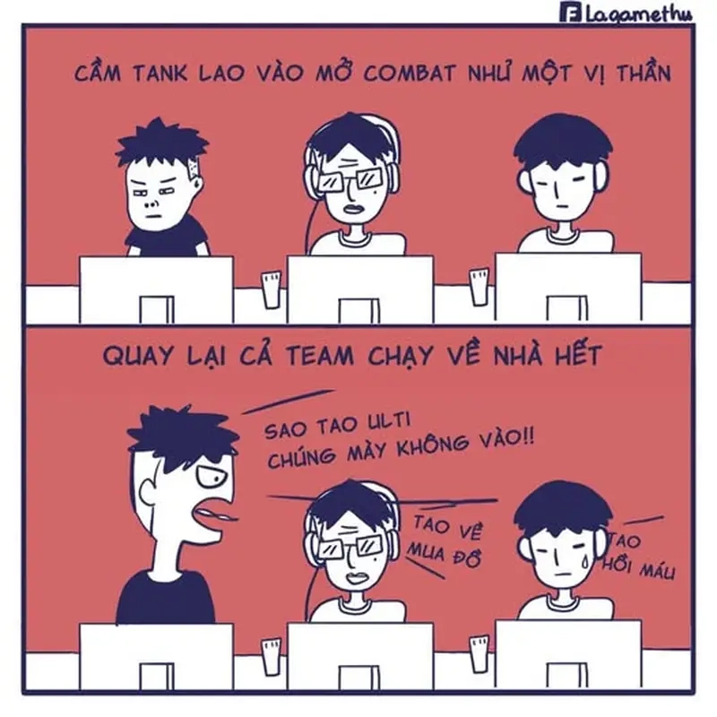Meme game thủ hài hước về meme combat tổng