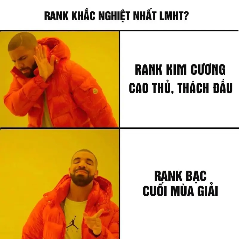 Meme leo rank chế vui giúp game thủ giải trí sau trận đấu