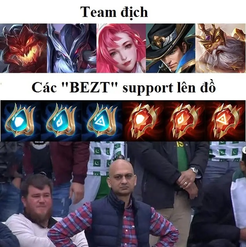 Phản ứng hài hước trong meme Liên Quân gây cười sảng khoái