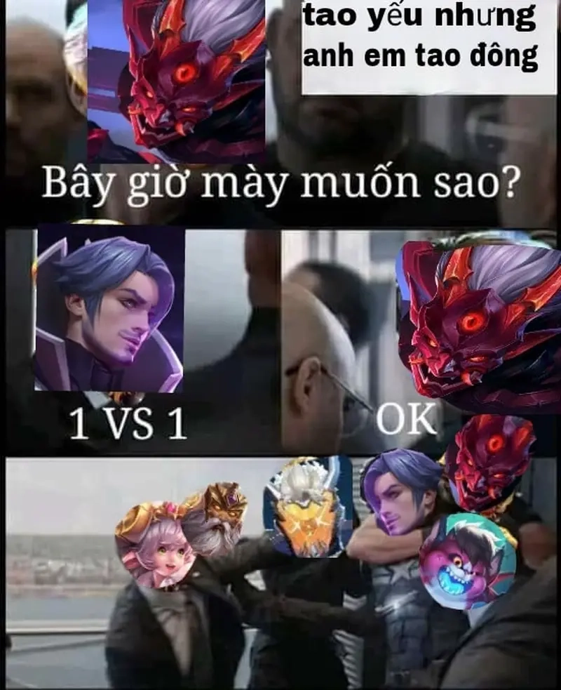 Tổng hợp meme game thủ hot trend về meme Liên Quân