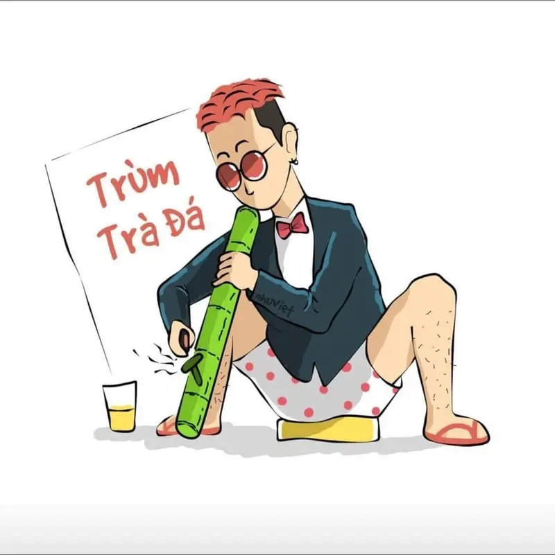 Khi meme đặc sản Hà Nội (trà đá, bún chả) làm say lòng du khách