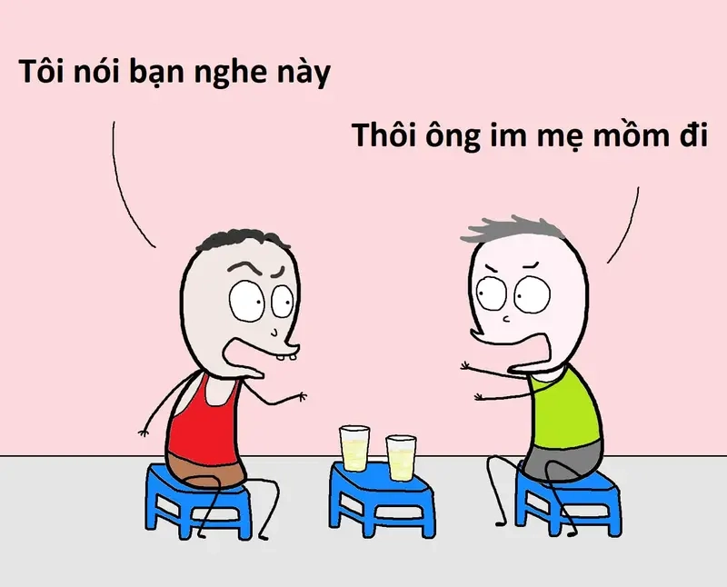 Sự giản dị hài hước qua meme đặc sản Hà Nội (trà đá, bún chả)