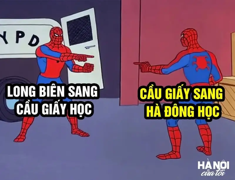 Tình cảm gắn bó trong meme người Hà Nội chân thật