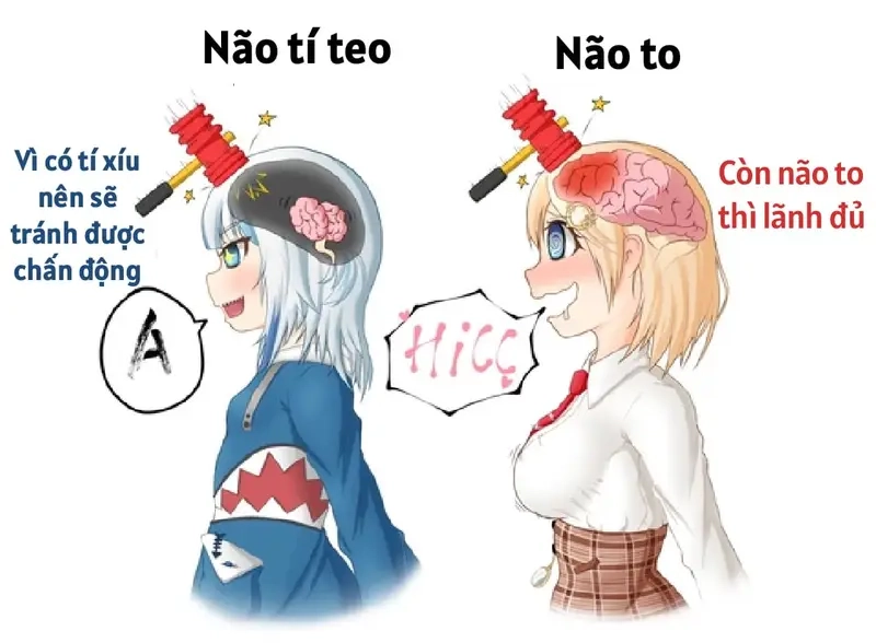 Meme hoang mang kết hợp meme não to khiến ai cũng bật cười!