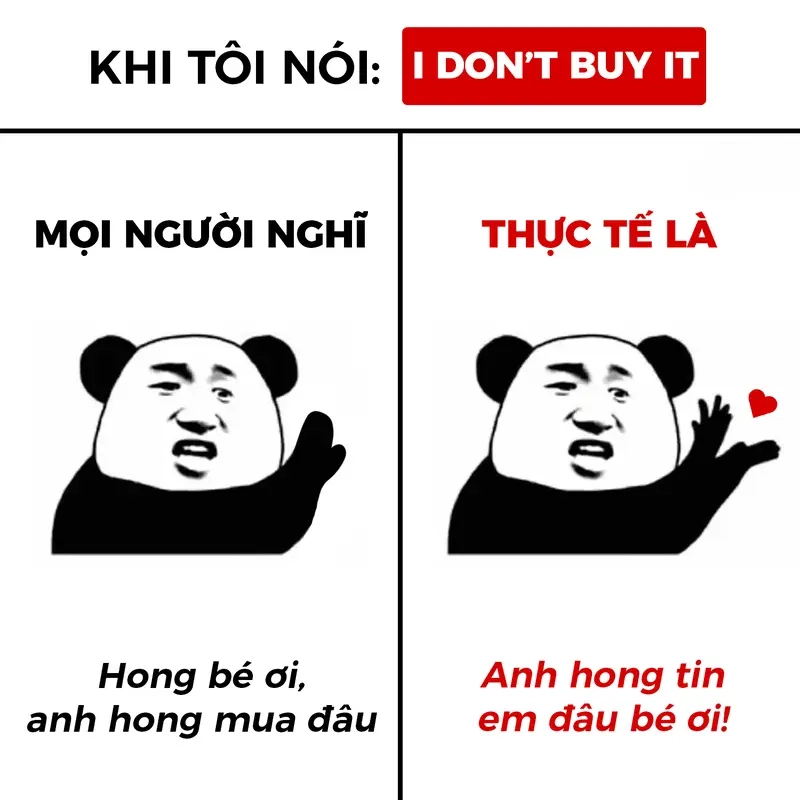 Khám phá meme khi bạn nghĩ và thực tế siêu hài hước