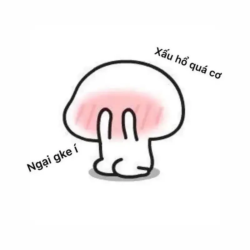 Tương tác vui nhộn cùng meme ngại ngùng hot trend