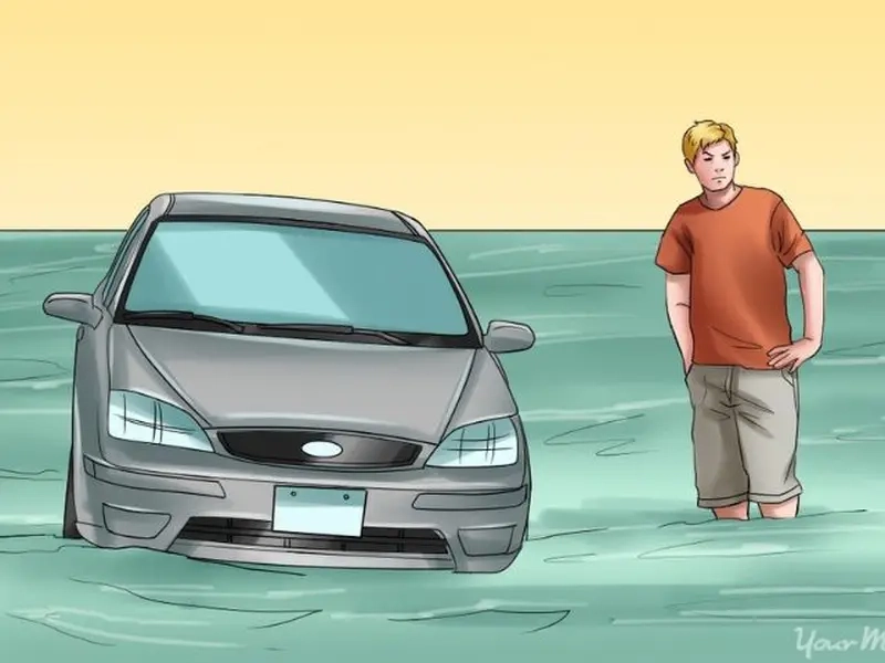 Những tình huống dở khóc dở cười trong meme mưa ngập