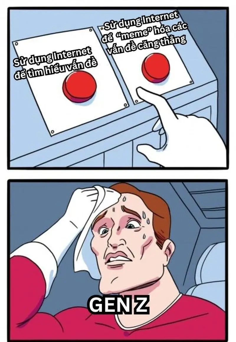 Meme Boomer vs Gen Z hài hước meme so sánh thế hệ thú vị