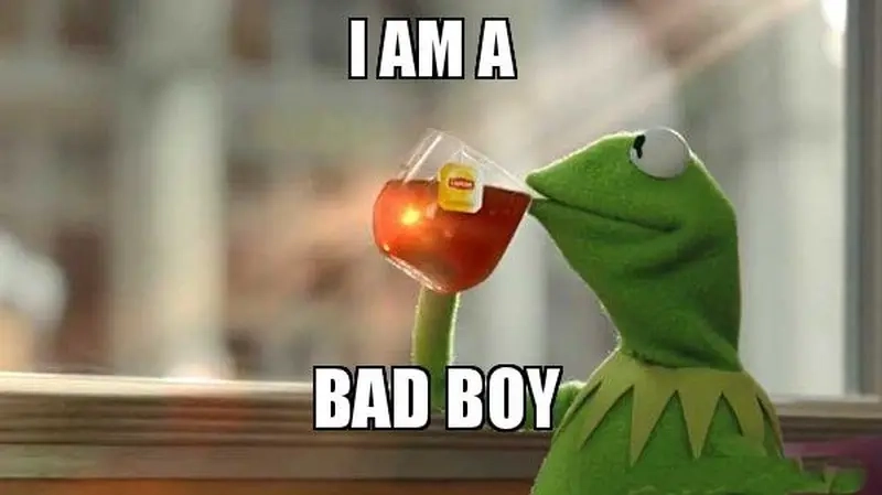 Meme template chung thêm phần cá tính với meme bad boy chất chơi