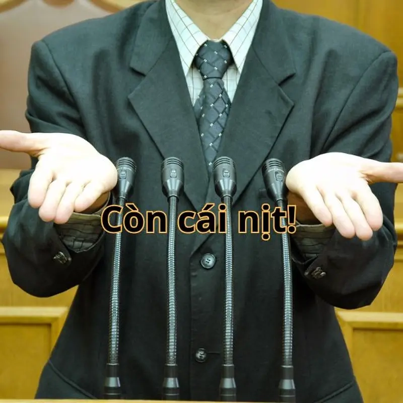 Chế ảnh còn cái nịt hài hước từ meme thầy Tiến Bịp chính gốc