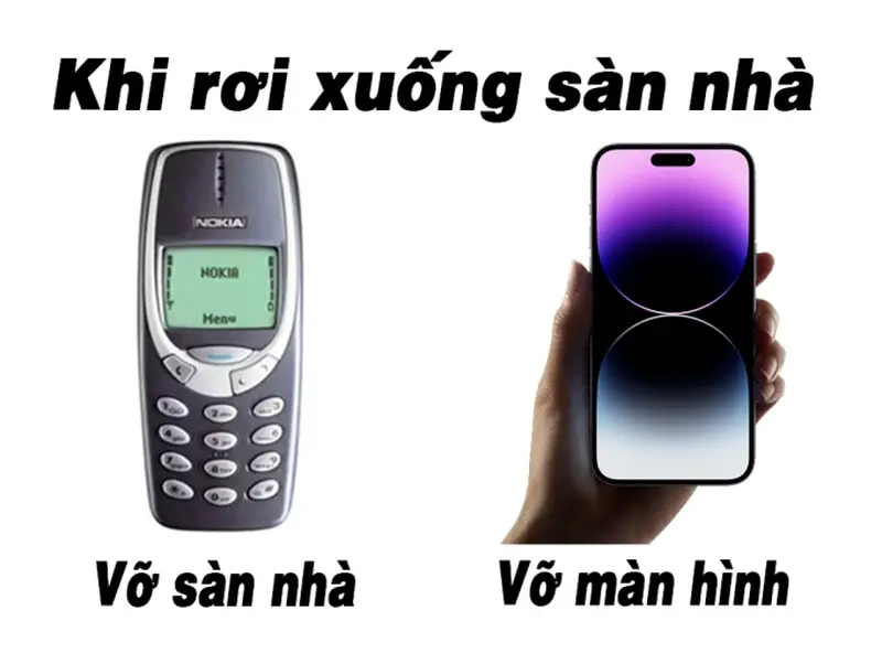 Tổng hợp meme điện thoại Nokia hài hước meme Thế hệ 8x, 9x