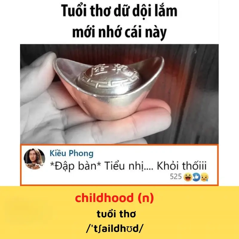 Meme tuổi thơ dữ dội vui vẻ meme Thế hệ 8x, 9x hấp dẫn