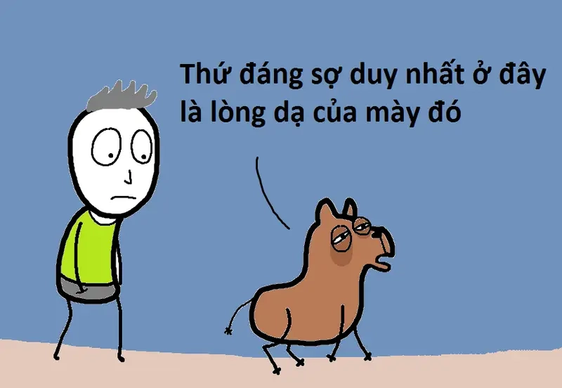 Meme Không Sợ Chó giúp tăng tương tác trên các group meme hot