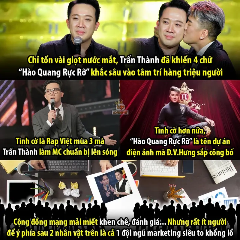 Sáng tạo với meme hào quang rực rỡ meme Trấn Thành