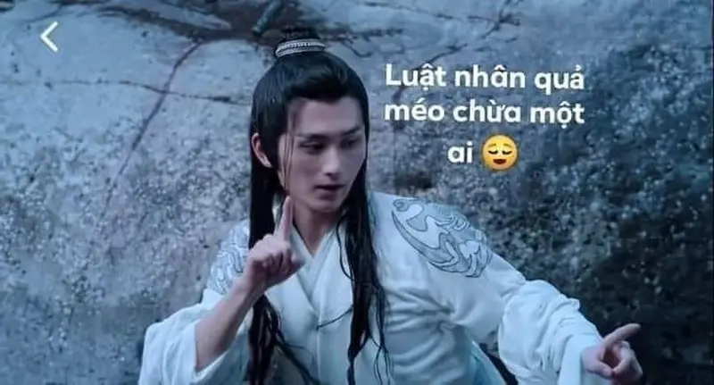 Bộ meme về nhân quả thu hút đông đảo người dùng mạng xã hội