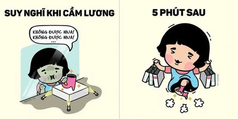 Meme trước và sau khi nhận lương hài hước ai cũng thấy mình trong đó