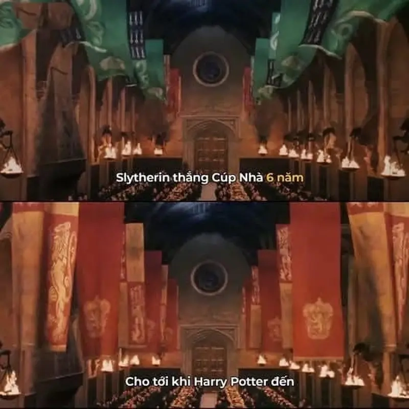 Meme Harry Potter (các nhà) khiến fan mê mẩn chọn phe yêu thích