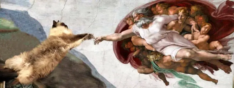 Cảm giác meme The Creation of Adam là cầu nối giữa nghệ thuật và meme