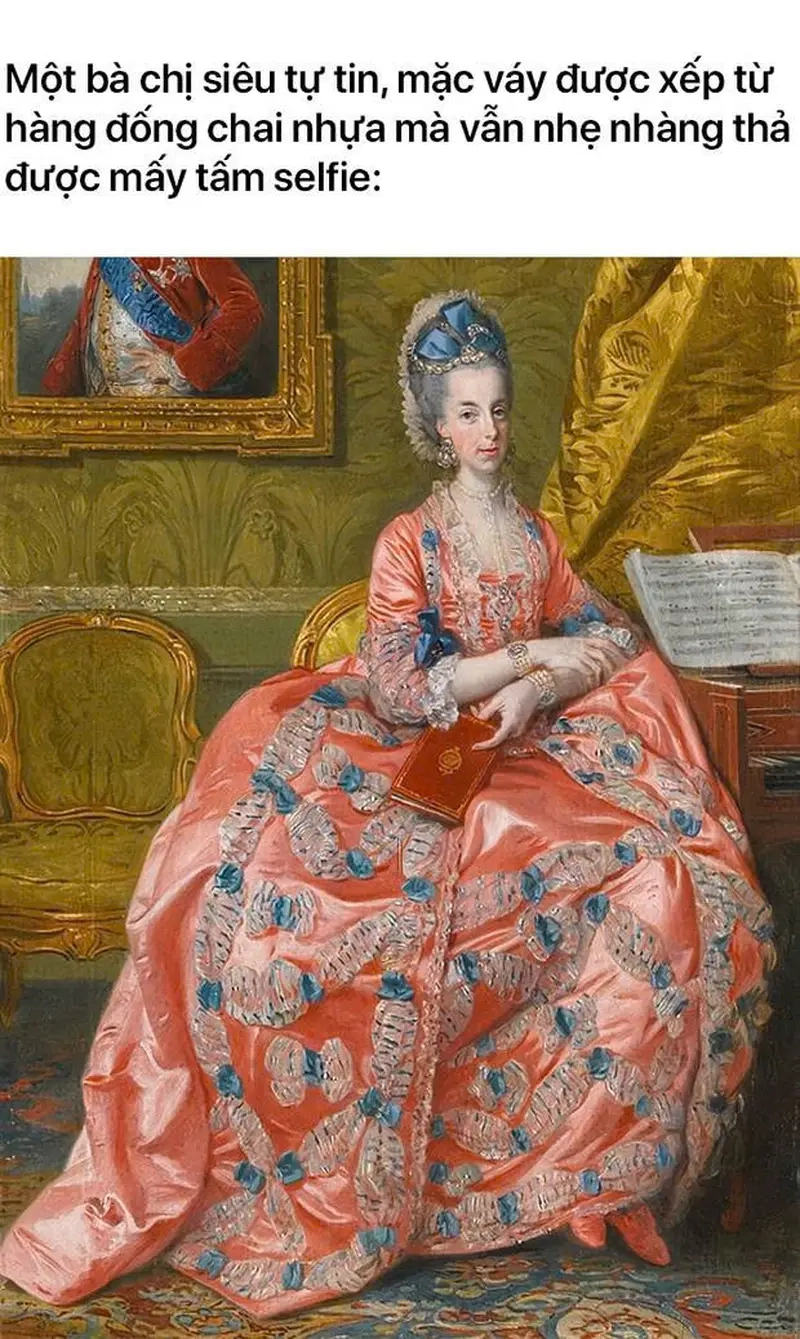 Cười nhẹ với meme chế tranh phục hưng pha trộn giữa cổ điển và hiện đại