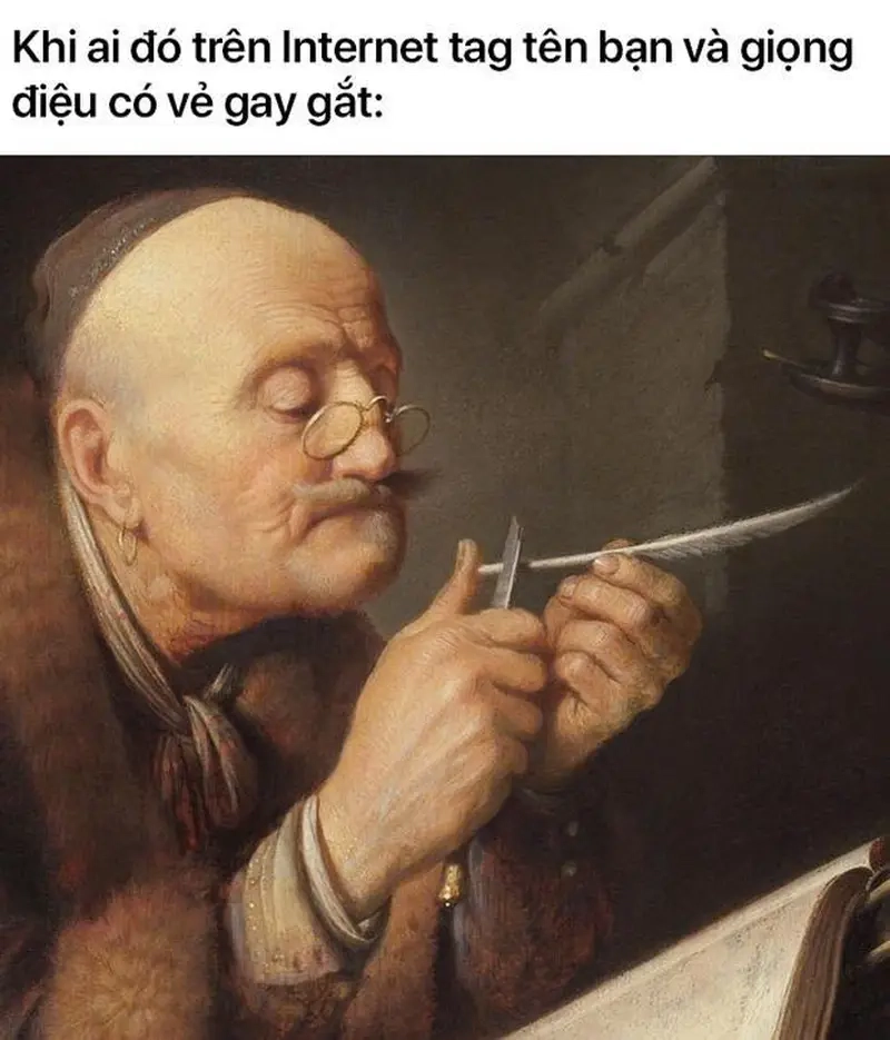 Ai cũng mê meme chế tranh phục hưng vì sự sáng tạo bất tận