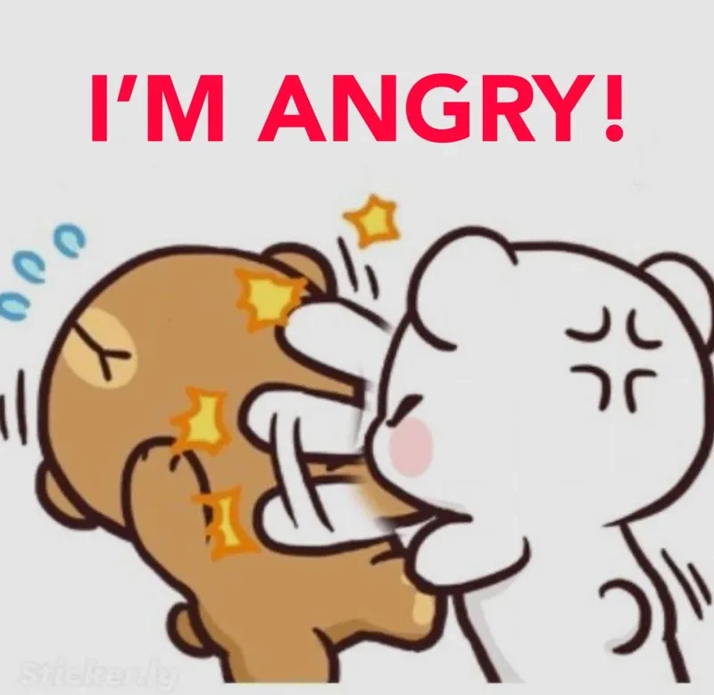 Meme tức giận meme cục súc chỉ nhìn thôi cũng thấy run