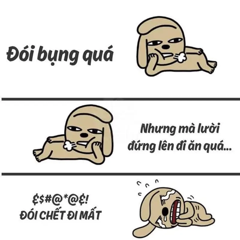 Khi meme đói bụng lên tiếng, ai cũng đồng cảm