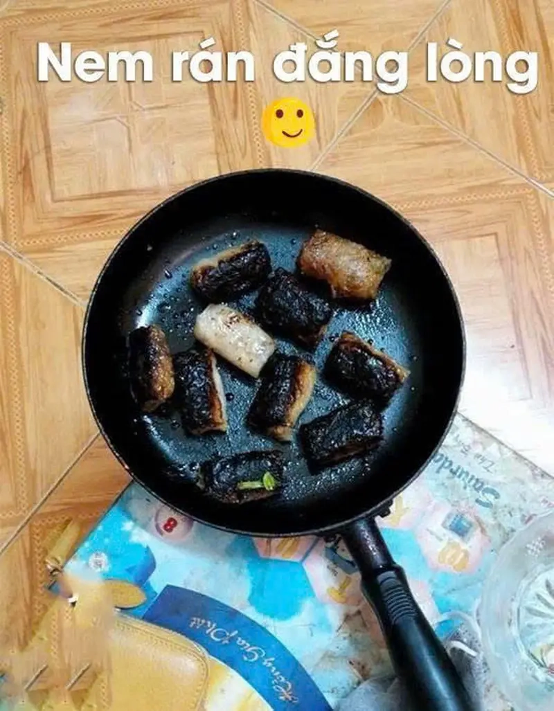 Thật hài hước với meme nấu ăn và kết quả không như mong đợi