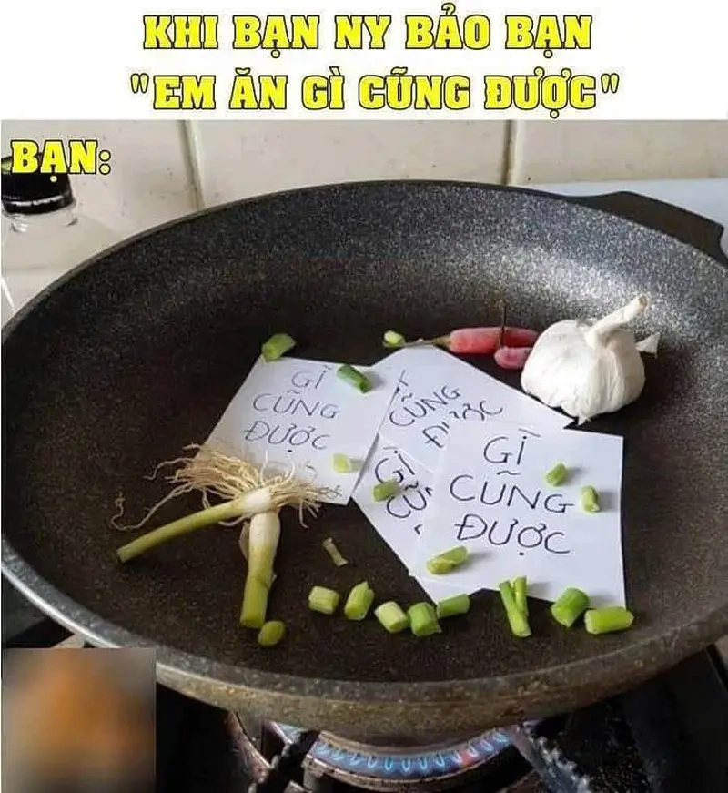 Đừng bỏ qua meme nấu ăn và kết quả cho những ai thích bếp núc