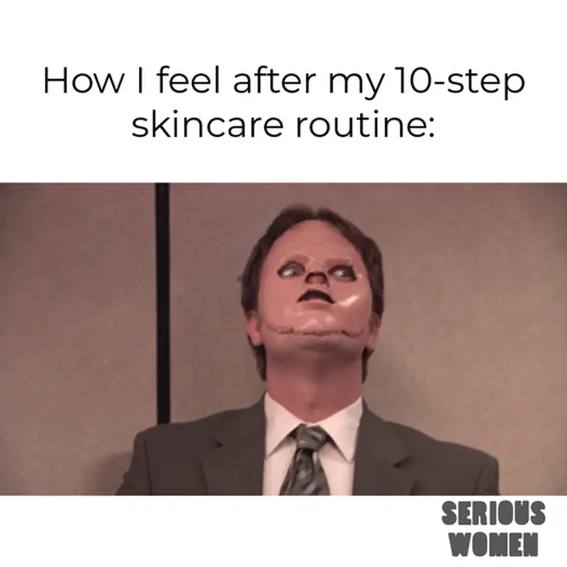 Bỏ bước nào là thấy thiếu thiếu meme routine 10 bước