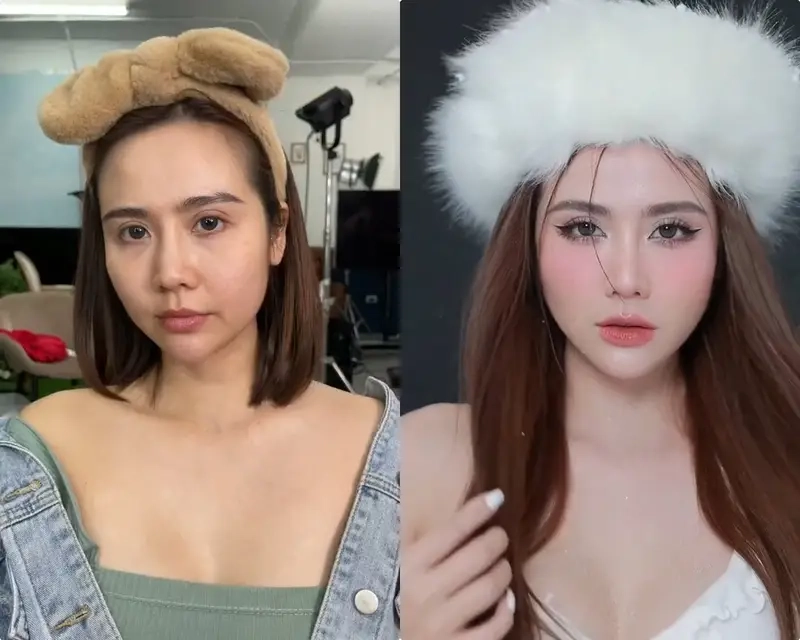 Từ “gà mờ” đến “nàng thơ” chỉ trong meme trước và sau makeup