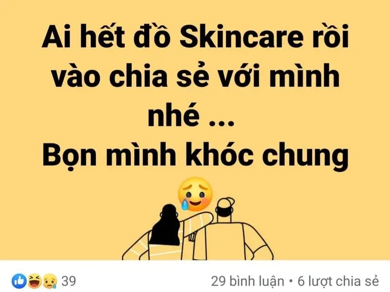 Khi bạn có cả kệ mà vẫn muốn meme mua mỹ phẩm